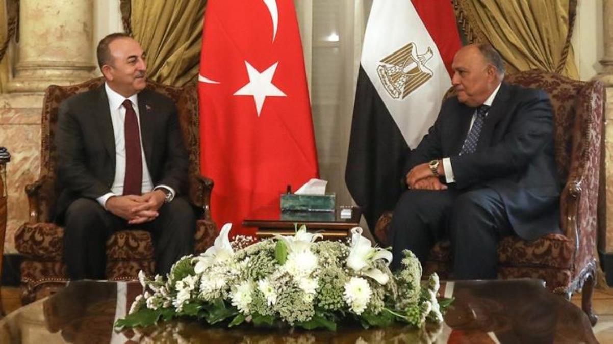 11 yıl sonra birinci ziyaret! Dışişleri Bakanı Mevlüt Çavuşoğlu, Mısır'da mevkidaşıyla görüştü