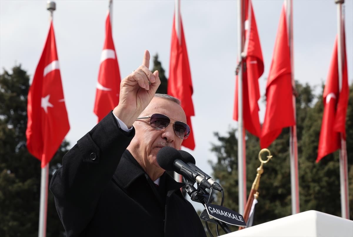 Cumhurbaşkanı Erdoğan Çanakkale'den tüm dünyaya bildiri verdi: Türkiye küllerinden tekrar doğacak kapasiteye sahiptir