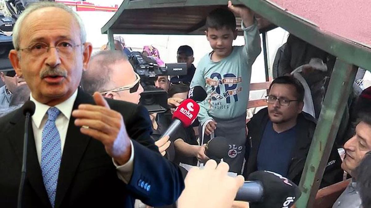 Depremzede çocuk Kılıçdaroğlu'na seslendi: Ders çalışmamız için bir şeyler getirebilecek misiniz?