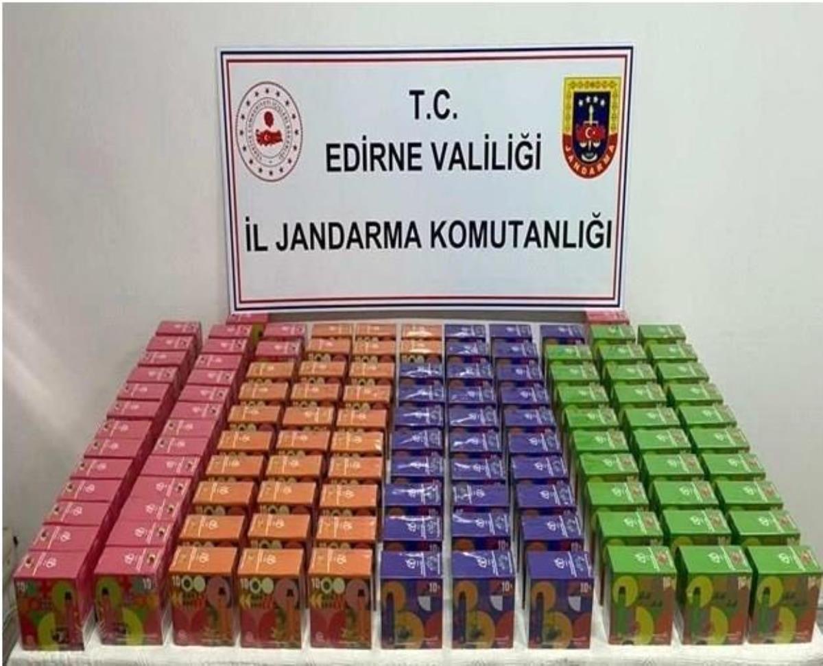 Edirne'de kaçak sigara ve uyuşturucu operasyonu