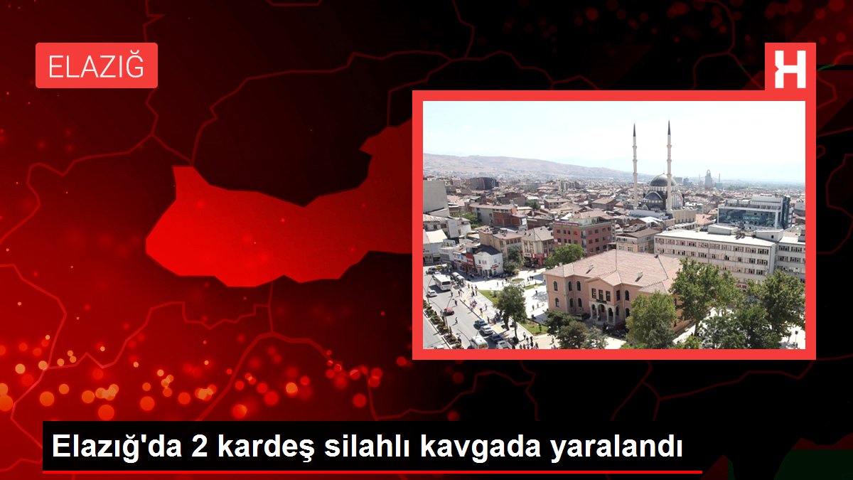 Elazığ'da 2 kardeş silahlı arbedede yaralandı