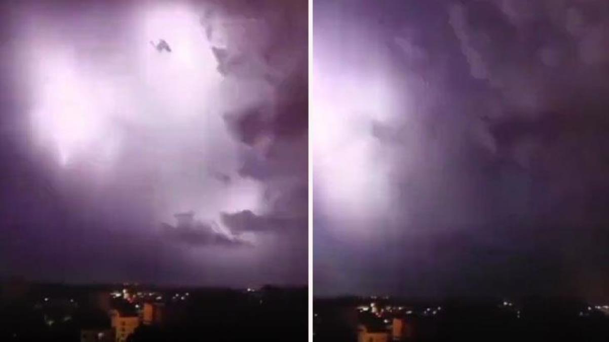 Görüntünün, Kilis'te "Süper hücre fırtınası" gerçekleştiğini gösterdiği argümanı yanlış