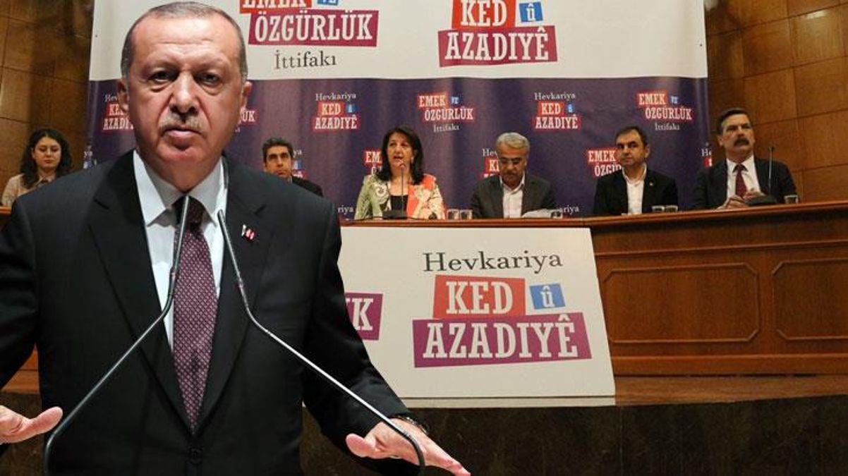 HDP'nin aday çıkarmayacak olmasına Cumhurbaşkanı Erdoğan'dan birinci yorum