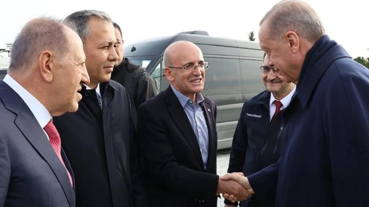 İktisadın başına geçeceği söylenen Mehmet Şimşek, AK Parti Genel Merkezi'nde Cumhurbaşkanı Erdoğan'la görüştü