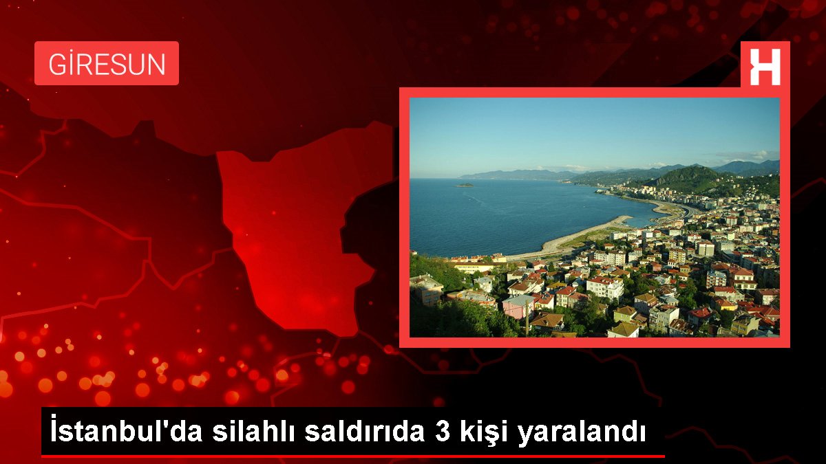 İstanbul'da silahlı taarruzda 3 kişi yaralandı