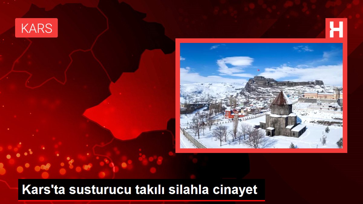 Kars'ta susturucu takılı silahla cinayet