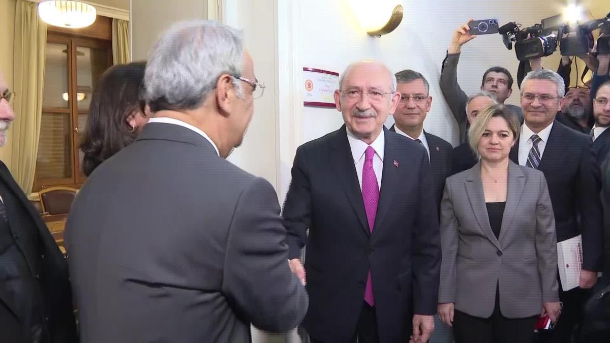 Millet İttifakı'nın Cumhurbaşkanı Adayı Kılıçdaroğlu, Hdp Eş Genel Liderleri Buldan ve Sancar'ı TBMM'de Ziyaret Etti