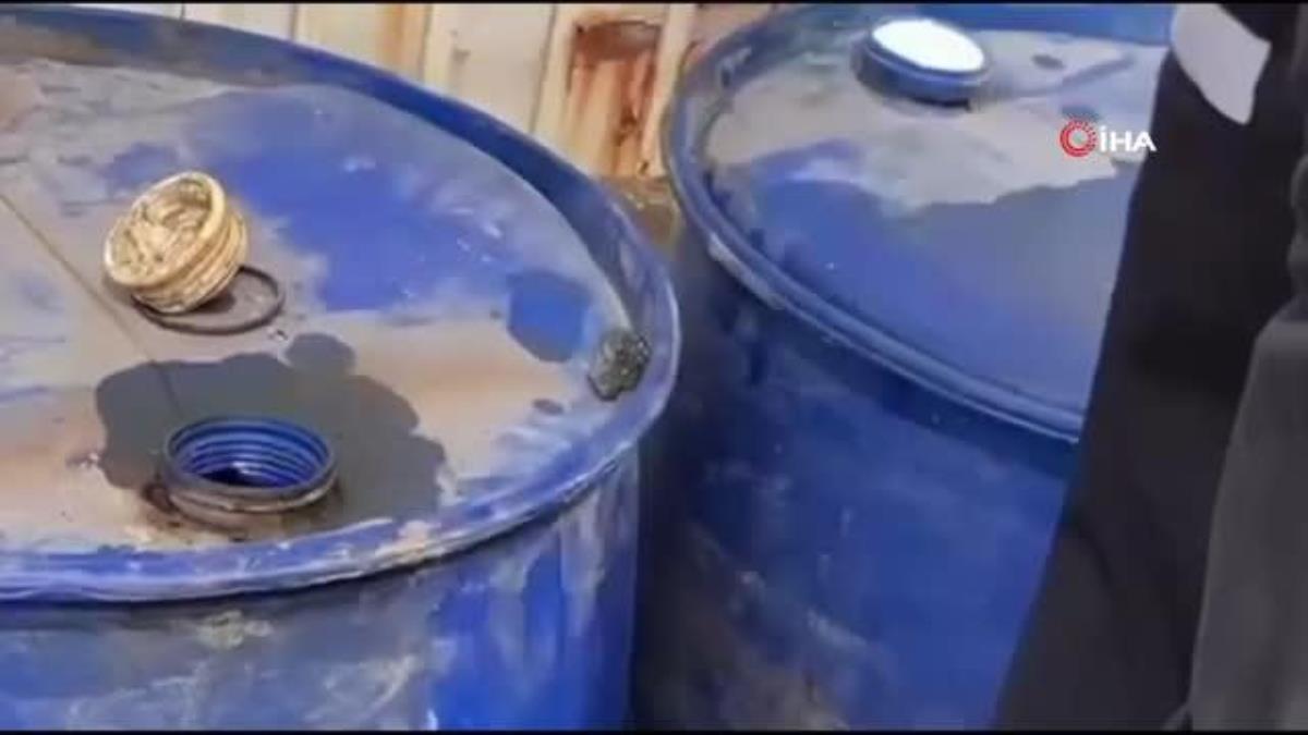 Nizip'te 2 bin 500 litre kaçak akaryakıt ele geçirildi