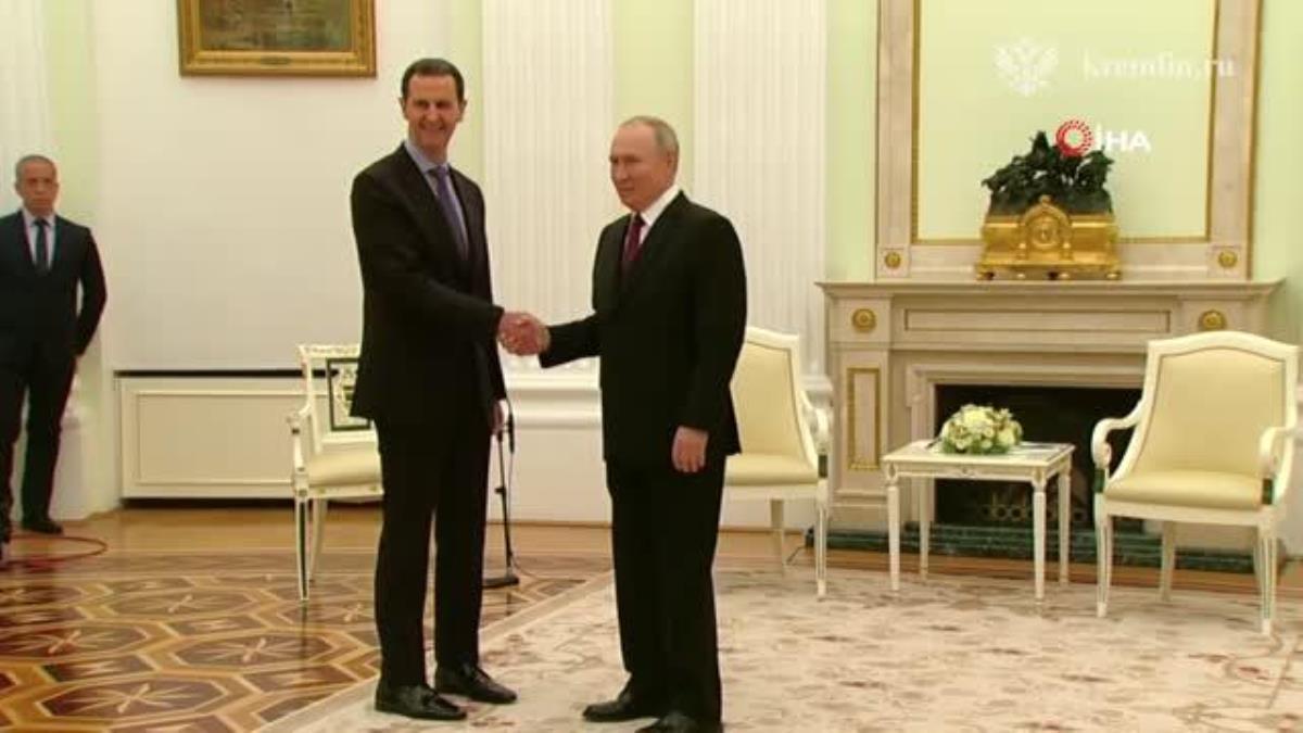 Putin: "Suriye'deki ortak çalışmalarımız sayesinde terörle çabada değerli sonuçlar elde edildi"Putin ve Suriye Devlet Lideri Esad Moskova'da bir...
