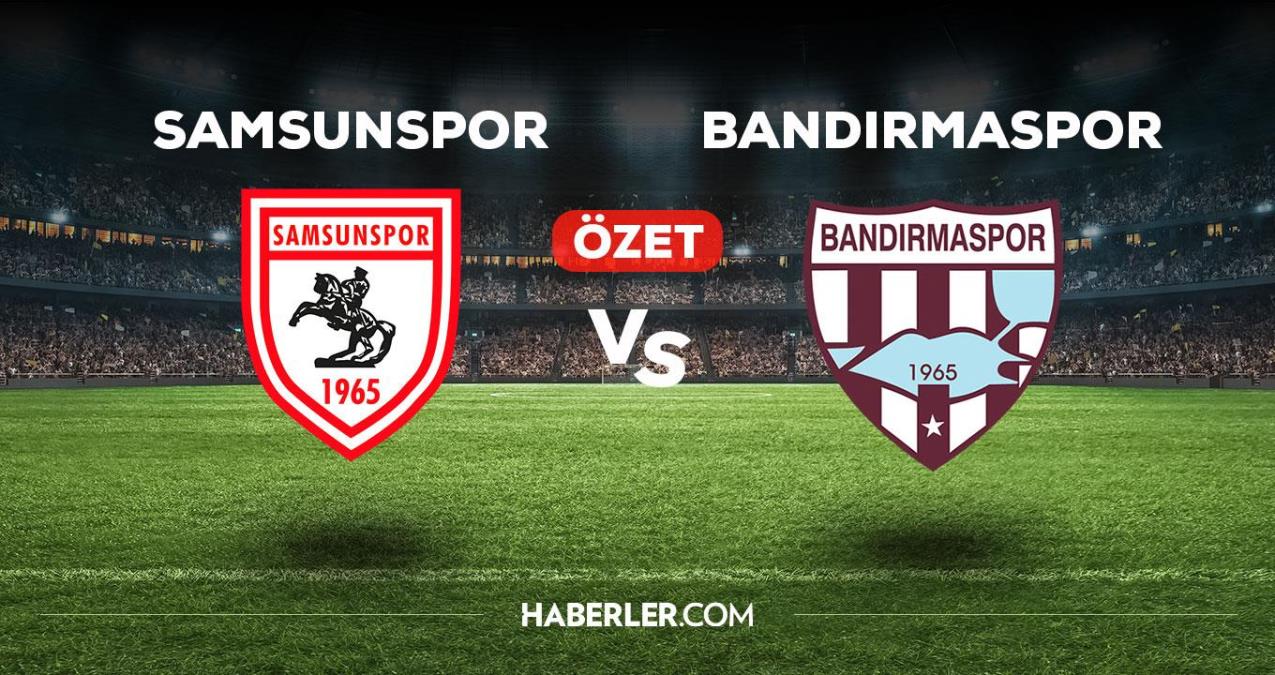 Samsunspor Bandırmaspor maç özeti! (VİDEO) Samsunspor Bandırmaspor maçı özeti izle! Samsunspor Bandırmaspor maçı kaç kaç bitti?