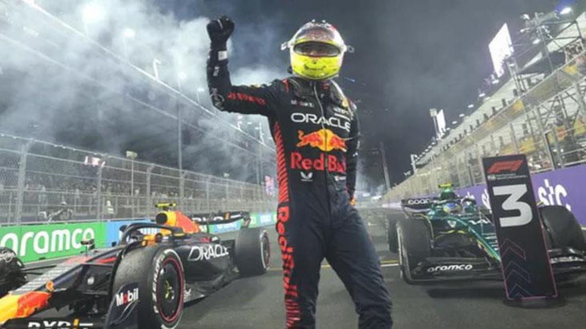 Suudi Arabistan'da zafer Sergio Perez'in