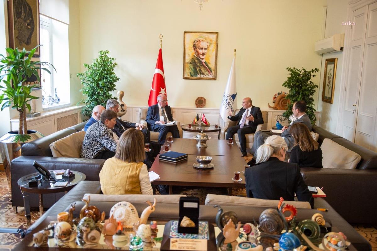Belçika'nın Ankara Büyükelçisi'nden Lider Soyer'e Ziyaret