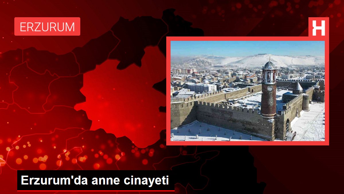 Erzurum'da anne cinayeti