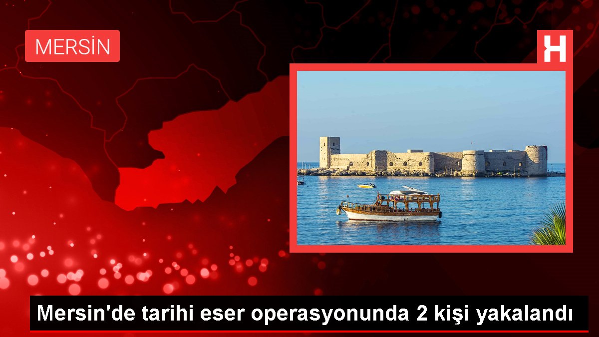 Mersin'de tarihi eser operasyonunda 2 kişi yakalandı