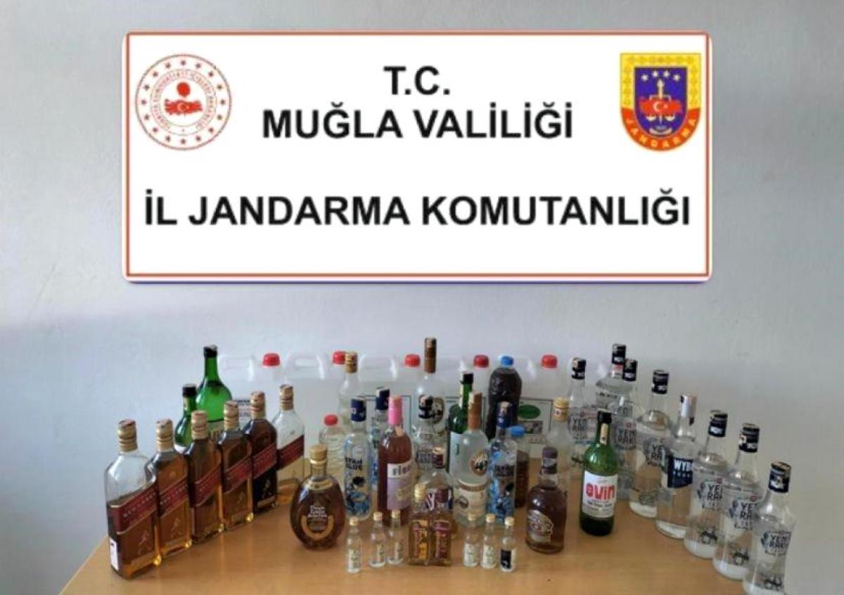 Muğla'da kaçak içki operasyonu: 3 gözaltı