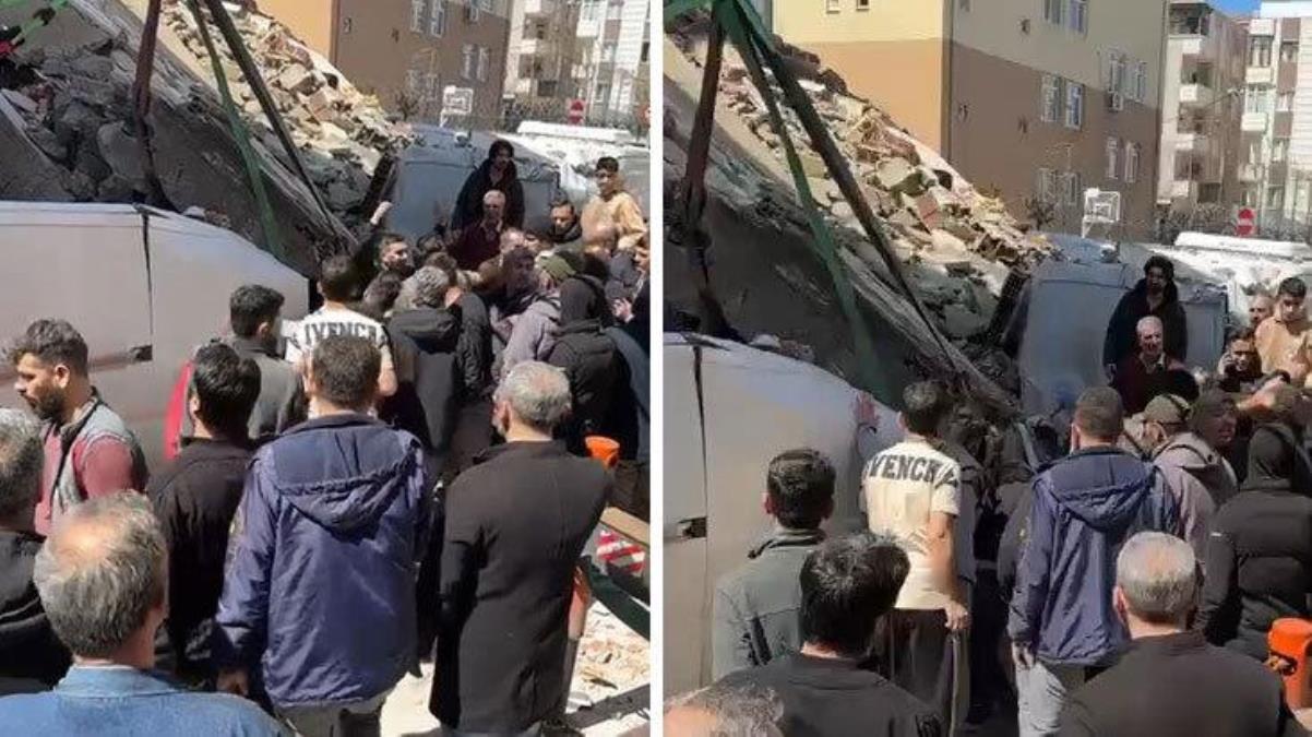 Son Dakika: İstanbul'da 5 katlı metruk bina araçların üzerine çöktü