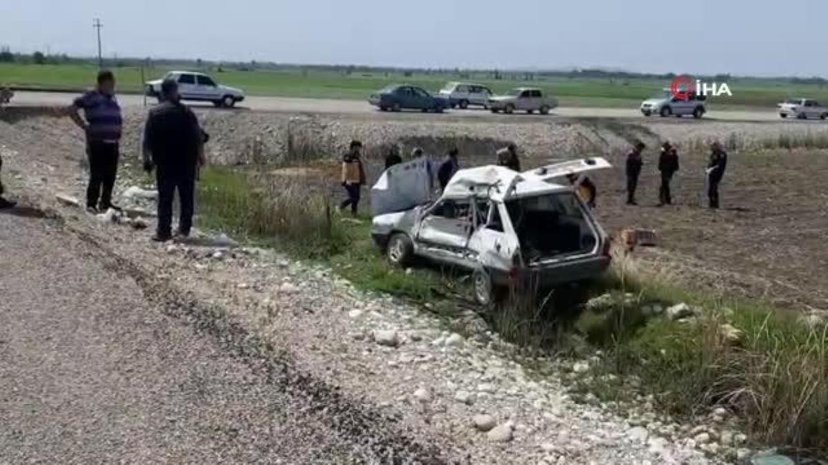 Araba ile beton mikserin çarpıştığı kazada 2 kişi hayatını kaybetti