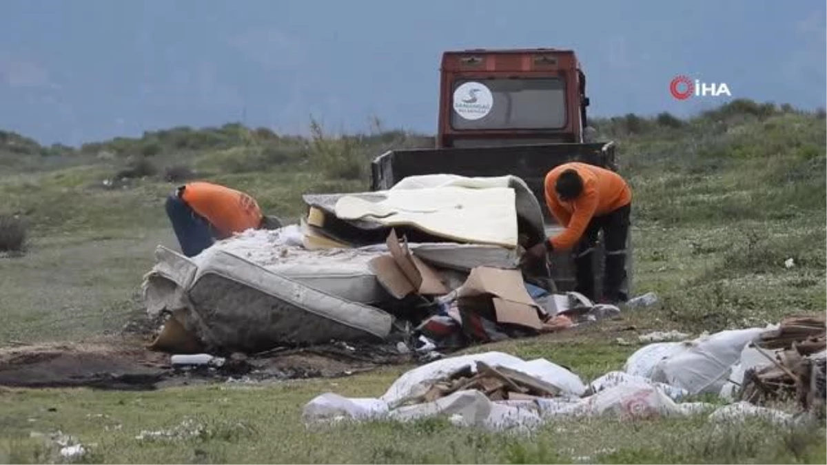 Belediye grupları, Kuş cennetine çöp döküp yaktı
