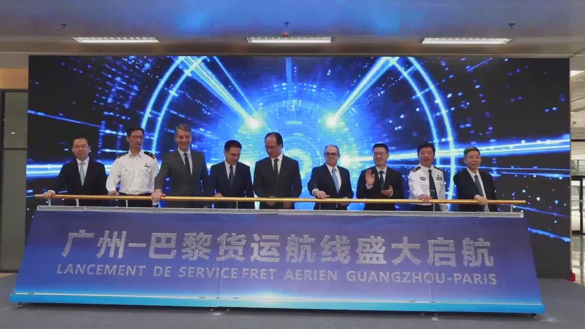 Çin'in Güneyindeki Guangzhou'dan Paris'e Yeni Bir Kargo Hava Yolu Güzergahı Açıldı