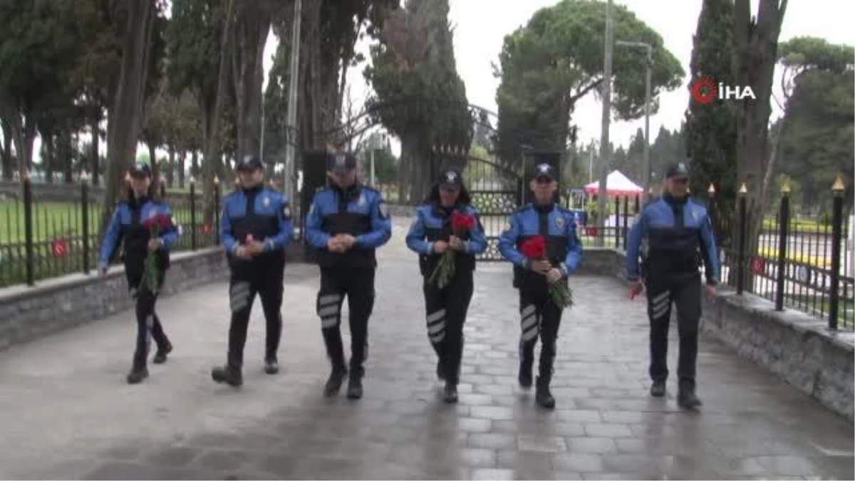 İstanbul polisi bayram arifesinde şehit ailelerini yalnız bırakmadı