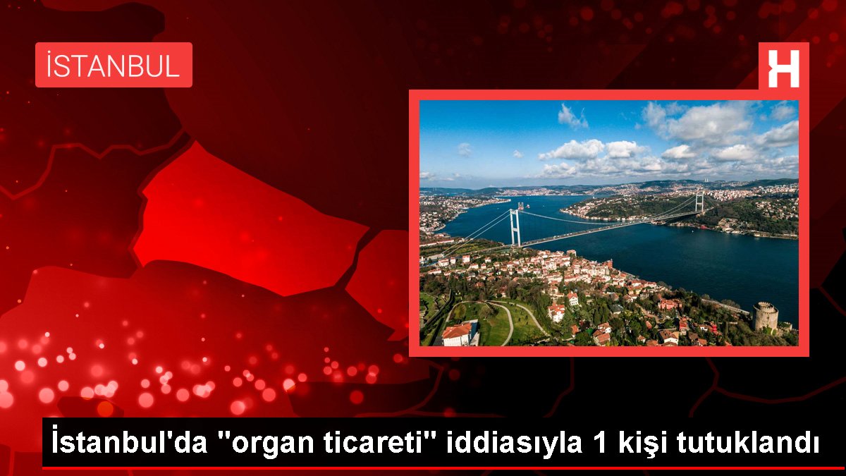 İstanbul'da "organ ticareti" argümanıyla 1 kişi tutuklandı