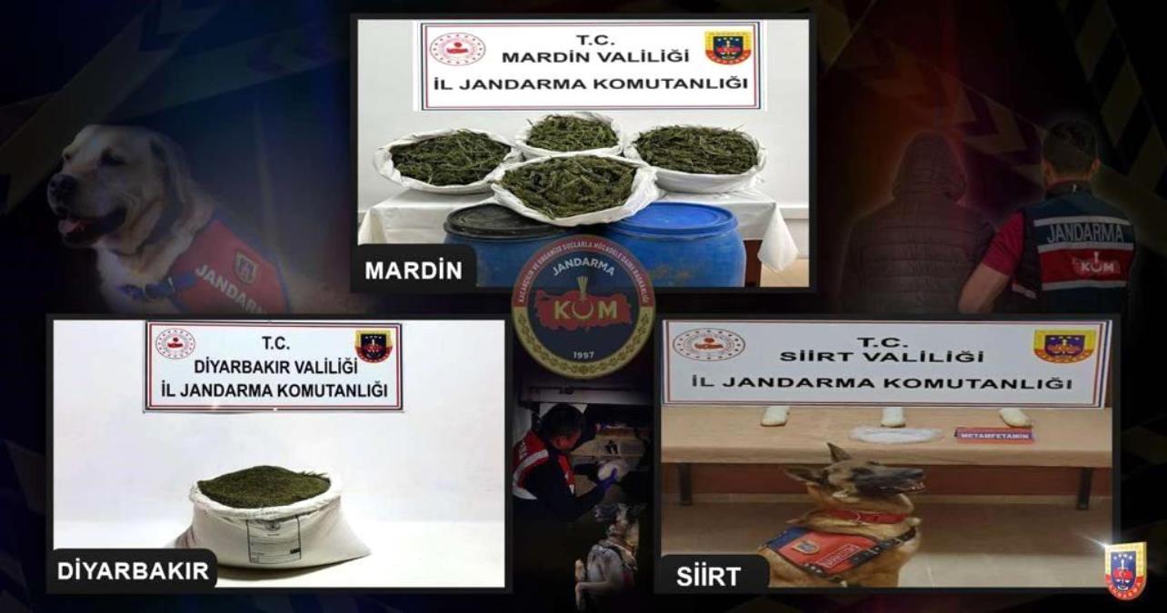 Jandarma uyuşturucu satıcılarına göz açtırmıyor: 4 kuşkulu yakalandı