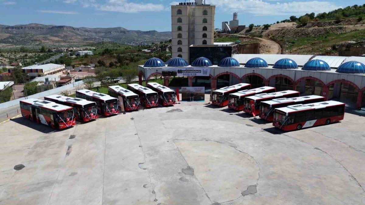 Mardin'de 11 yeni otobüs hizmete alındı