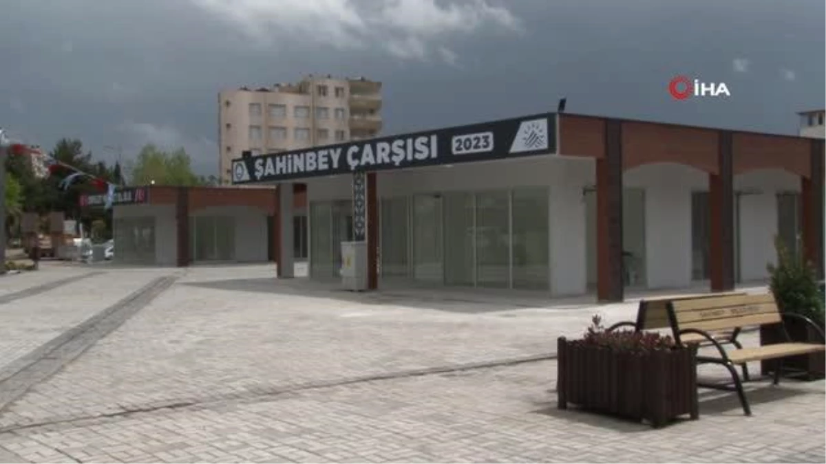 Şahinbey Belediyesi kentte 55 dükkandan oluşan bir çarşı yaptı