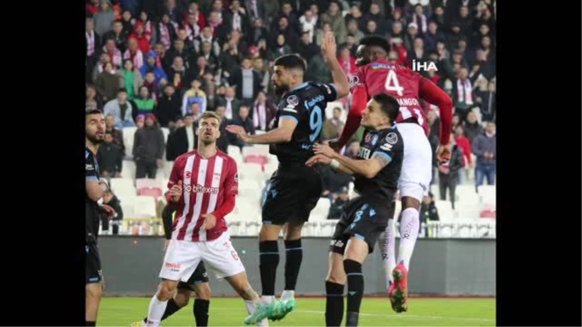 Spor Toto Muhteşem Lig: DG Sivasspor: 4 - Trabzonspor: 1 (Maç sonucu)