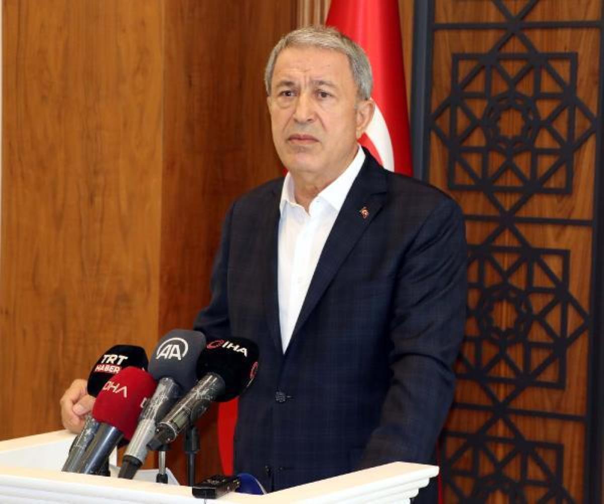 Ulusal Savunma Bakanı Hulusi Akar, Kayseri'de gazetecilerin sorularını yanıtladı Açıklaması