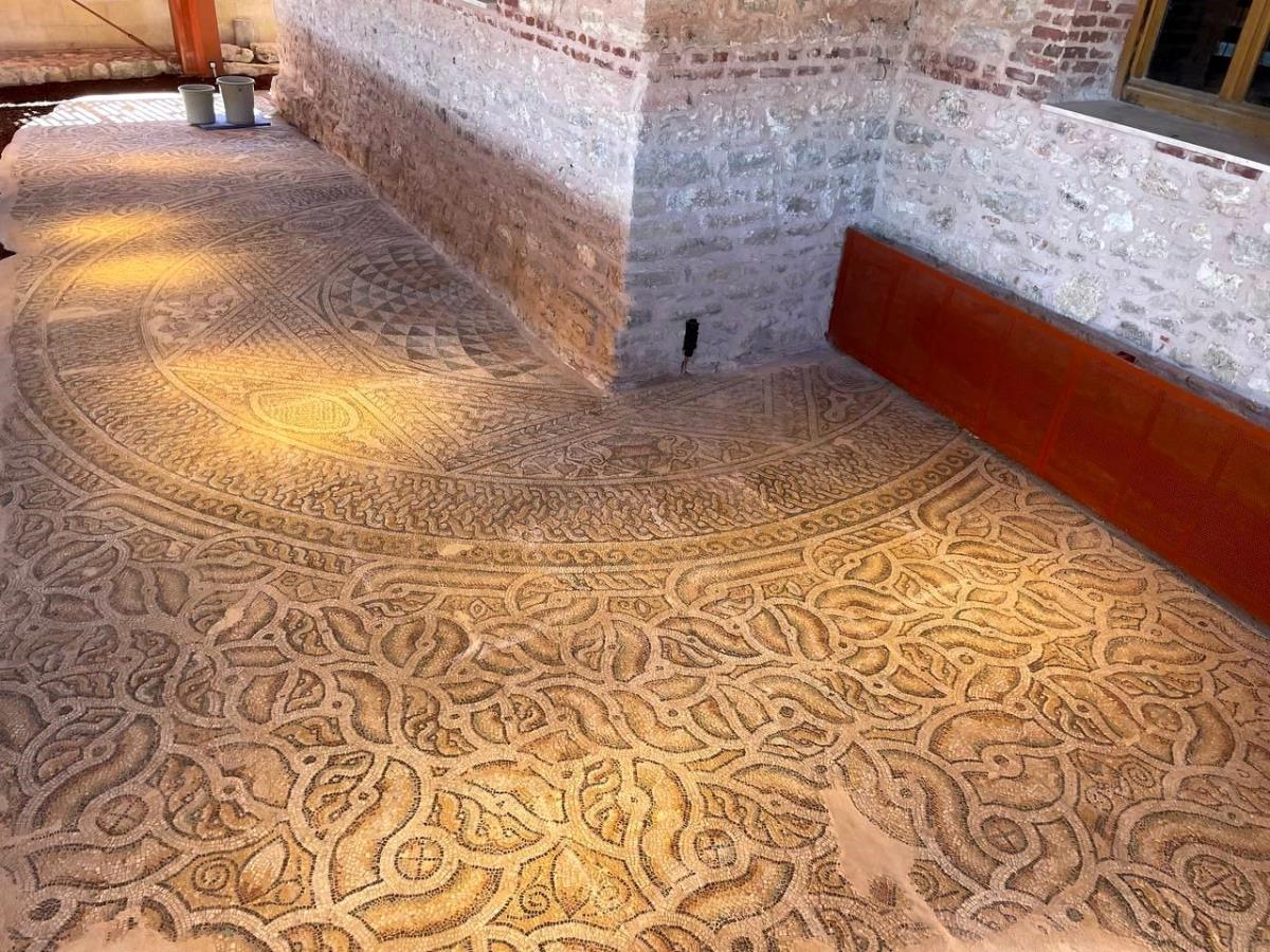 Zeytinburnu'nda imaline başlanan Kazlıçeşme Mozaik Müzesi'nde sona gelindi