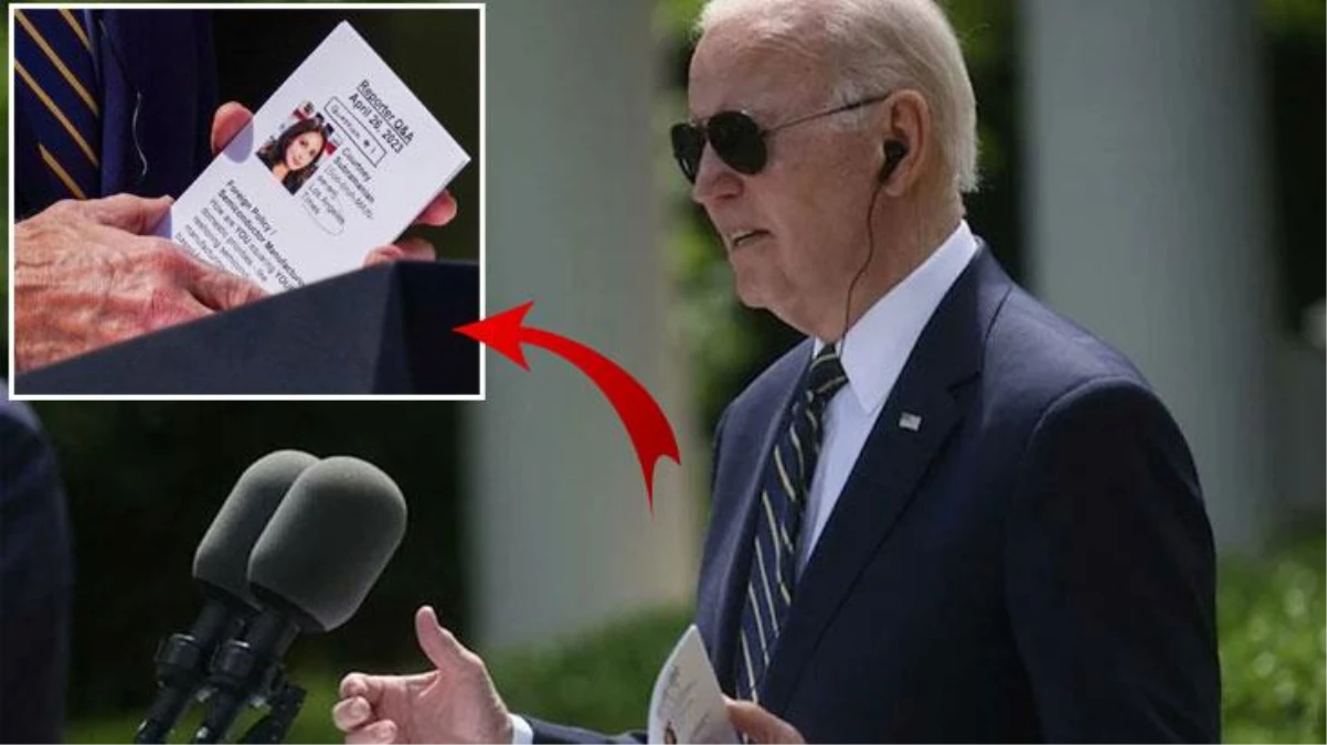 Adaylığını açıklayan Biden'ın elindeki kağıt ülkeyi ayağa kaldırdı! "Akıl sıhhati yeterli değil" yorumları yapılıyor