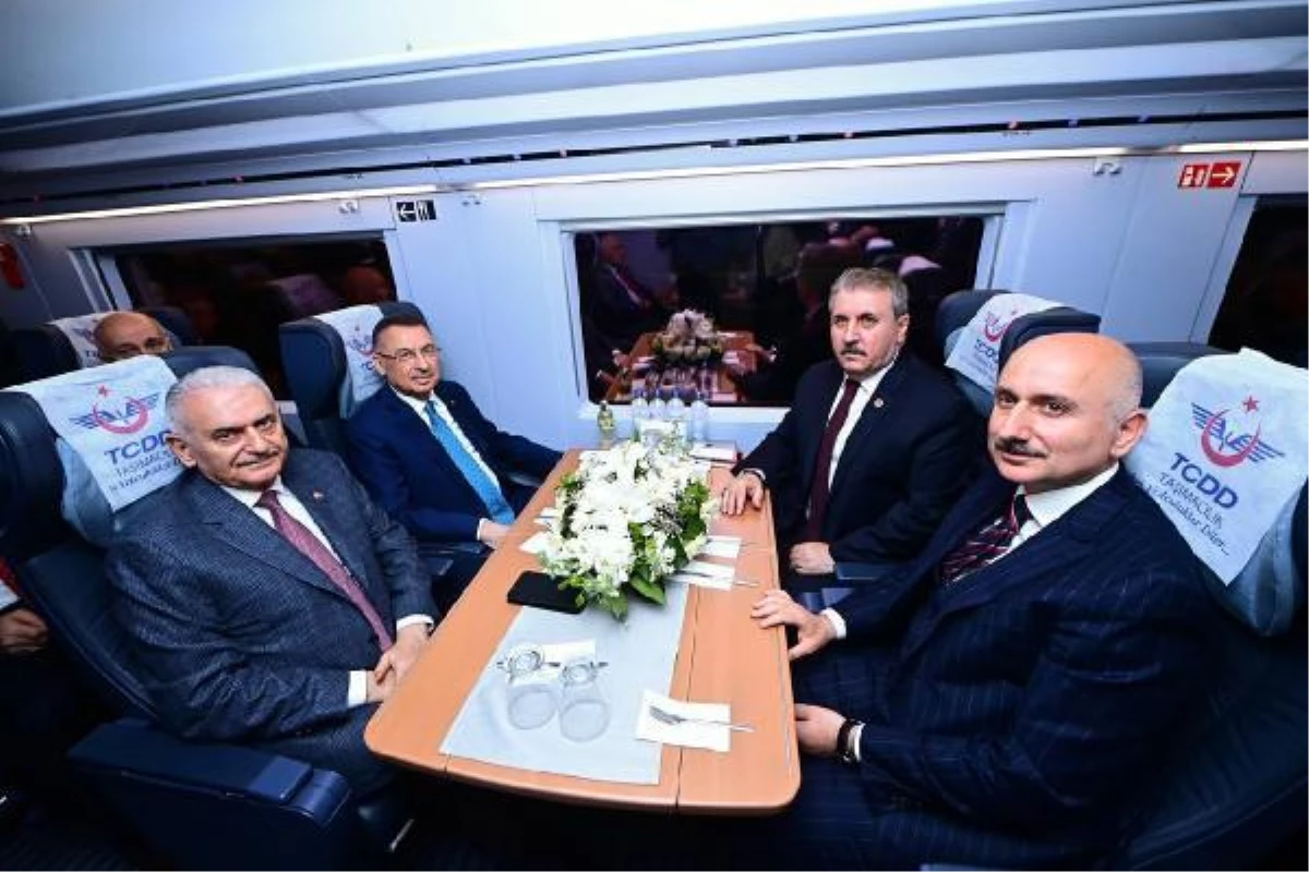 Ankara-Sivas süratli treni birinci seferi için başşehirden hareket etti