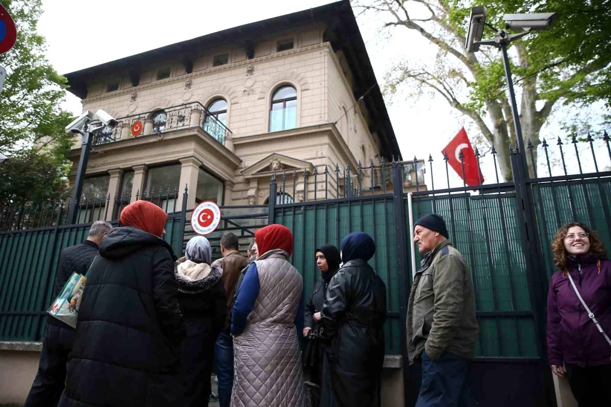 Avusturya'da Türkiye'deki genel seçimlerde oy verme süreci başladı
