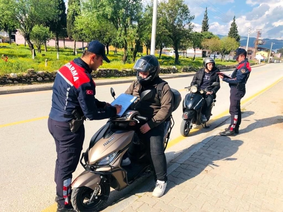 Aydın'da motosiklet şoförleri bilgilendirildi