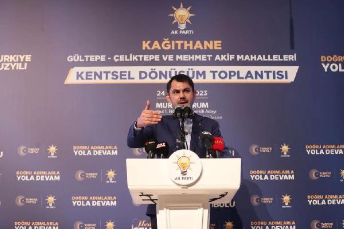Bakan Kurum: Bu millet İstanbul, Ankara ve İzmir'de 'bahar' görmedi