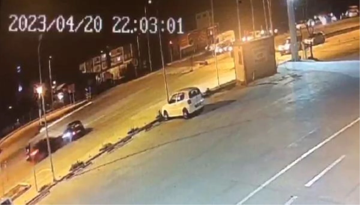 Çankırı'da 1 kişinin öldüğü 5 kişinin yaralandığı kaza güvenlik kamerasında