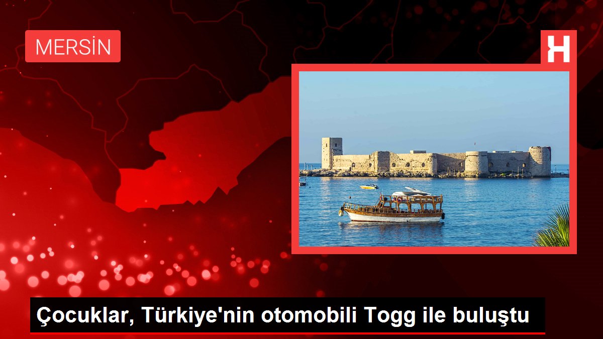 Çocuklar, Türkiye'nin arabası Togg ile buluştu
