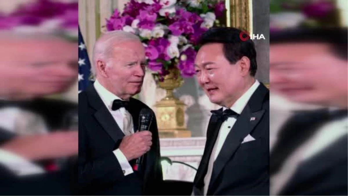 Güney Kore Devlet Lideri Yoon, Beyaz Saray'daki akşam yemeğinde müzik söyledi