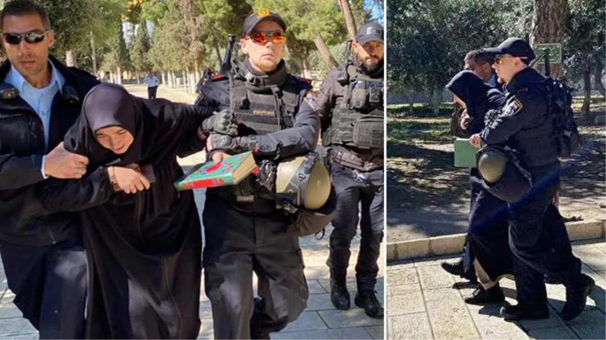 İsrail polisi, Aksa'da Kur'an-ı Kerim okuyan Türk vatandaşını gözaltına aldı