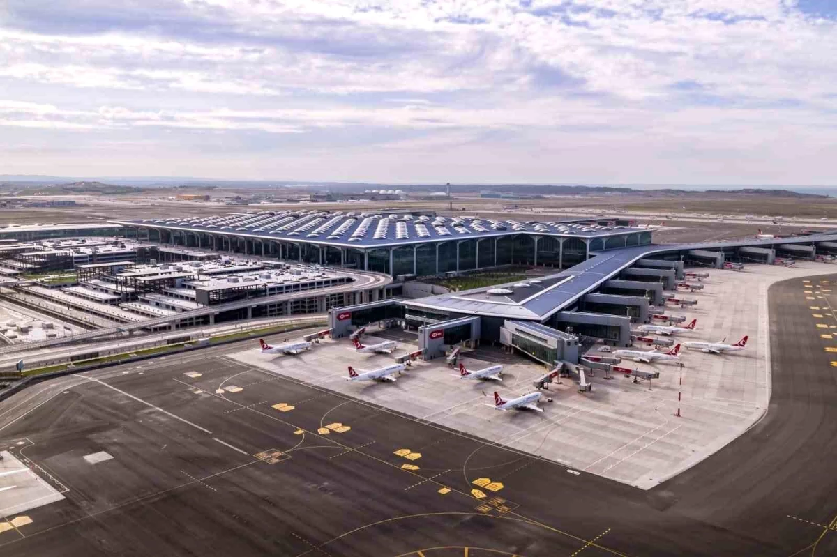 İstanbul Havalimanı Mart ayında günlük bin 263 uçuş ile Avrupa'da tepede