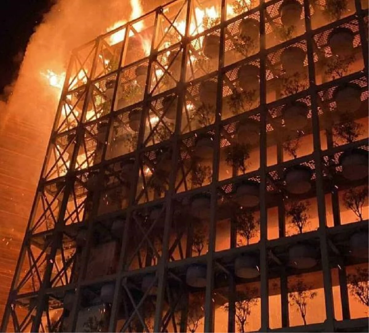 İzmir'de lüks sitede yangın (2)