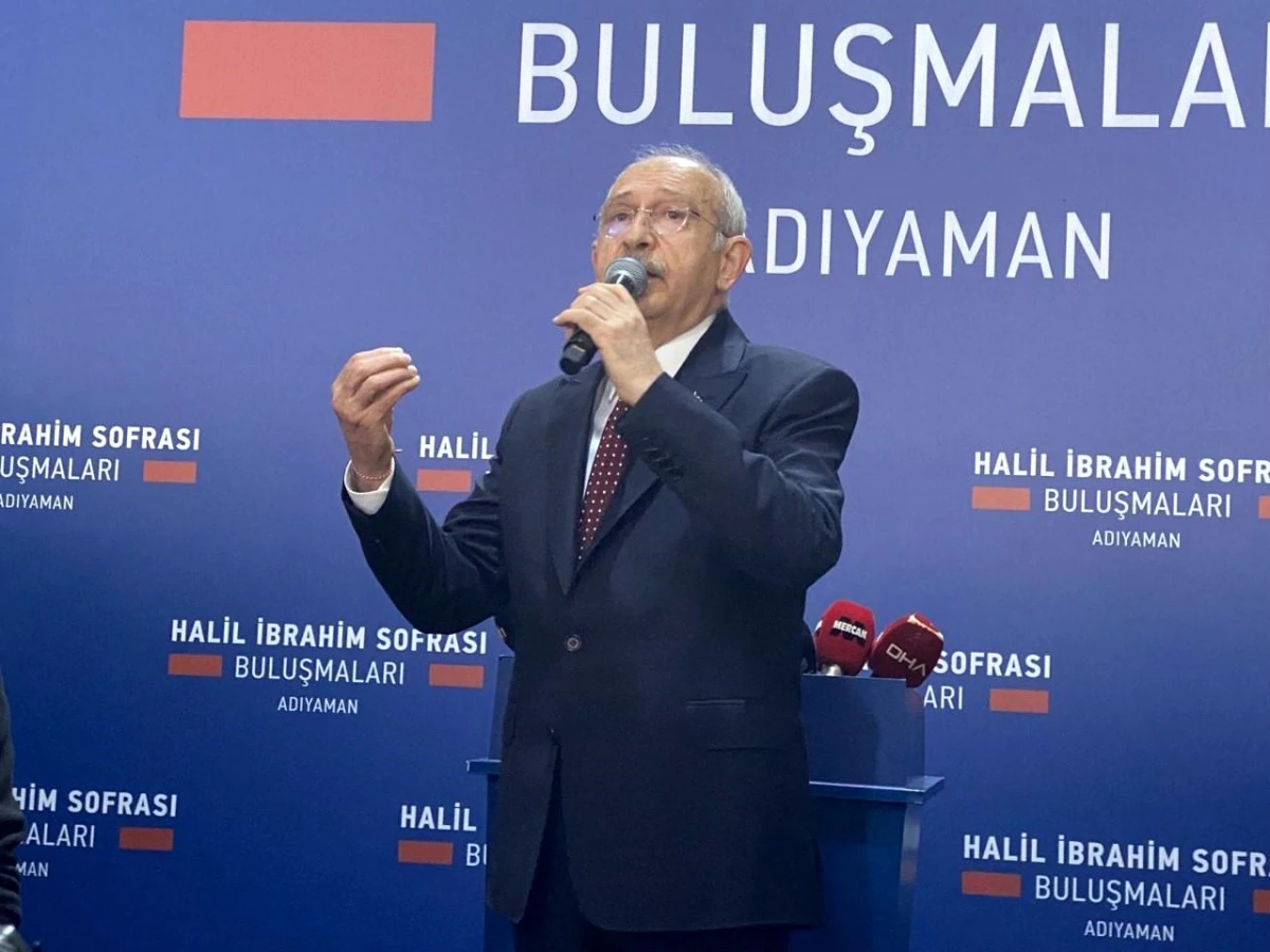 Kılıçdaroğlu, Adıyaman'da vatandaşlarla bayramlaştı