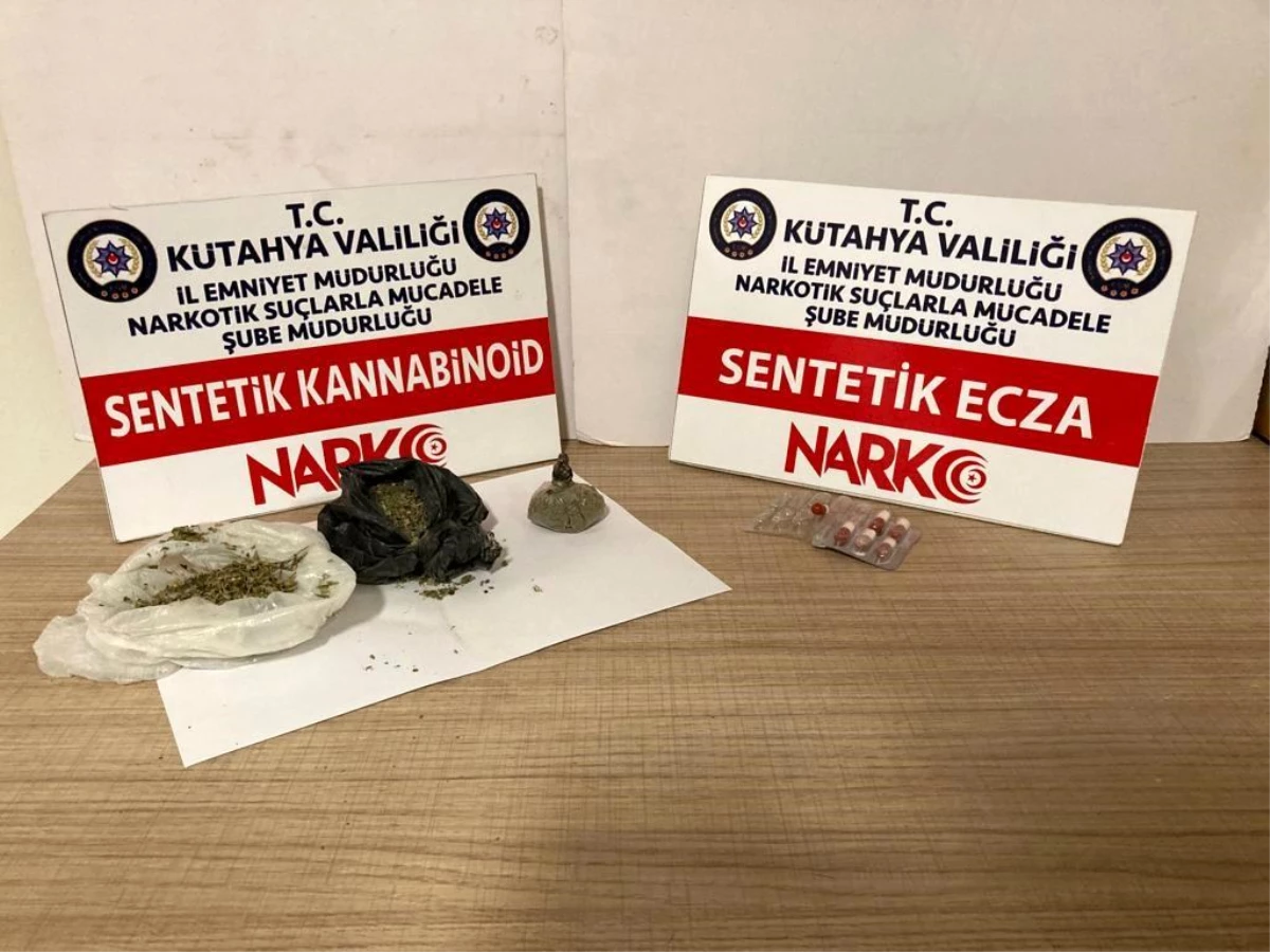 Kütahya'da uyuşturucu operasyonlarında 2 gözaltı