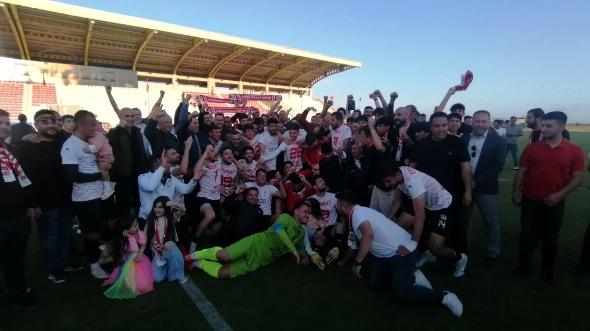 Olaylı maçta Antalya Muhteşem Amatör Lig şampiyonu Döşemealtı Belediyespor oldu