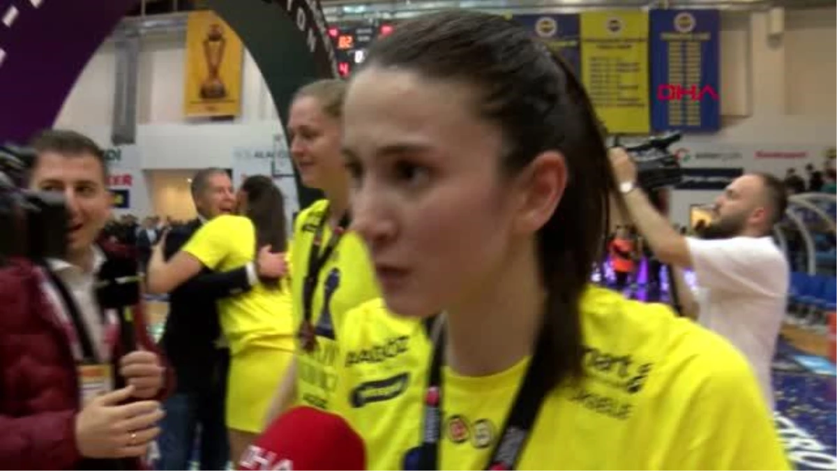 SPOR Fenerbahçeli oyuncular, şampiyonluğun akabinde DHA'ya konuştu