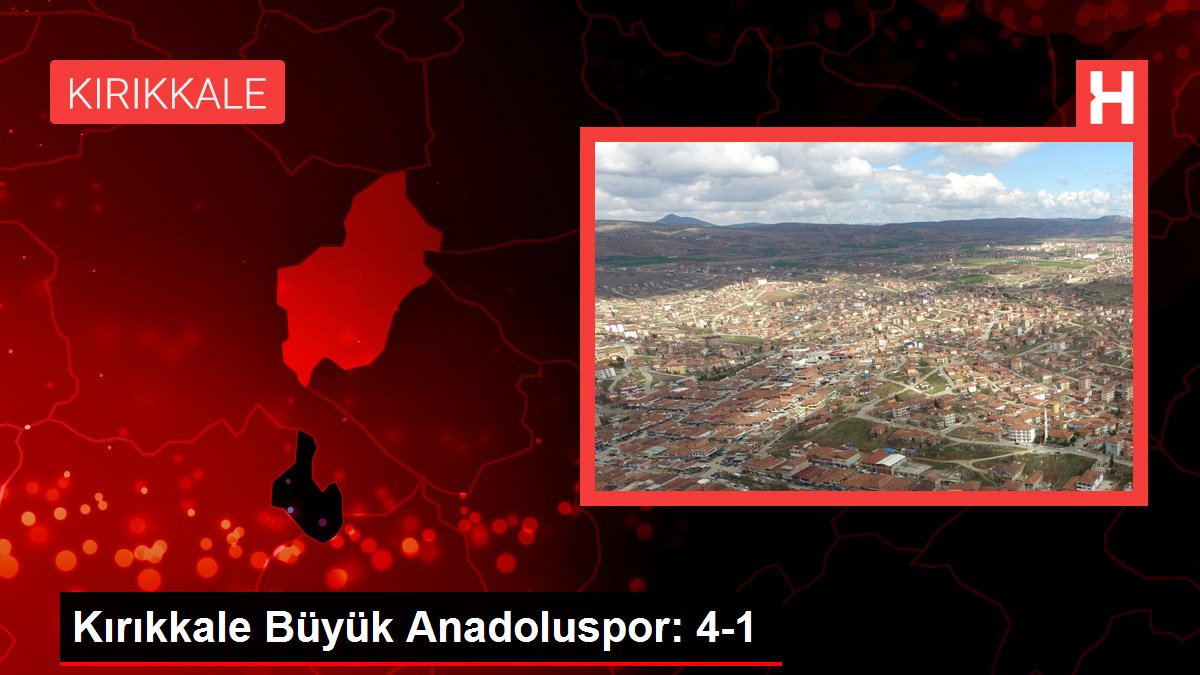 Turgutluspor konutunda Kırıkkale Büyük Anadoluspor'u 4-1 mağlup etti