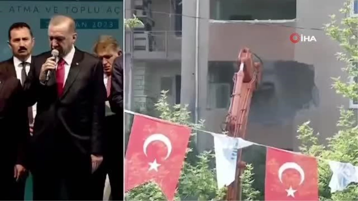 Tuzla'da bulunan Penguen Sitesine birinci kazma Cumhurbaşkanı Erdoğan'ın talimatıyla vuruldu