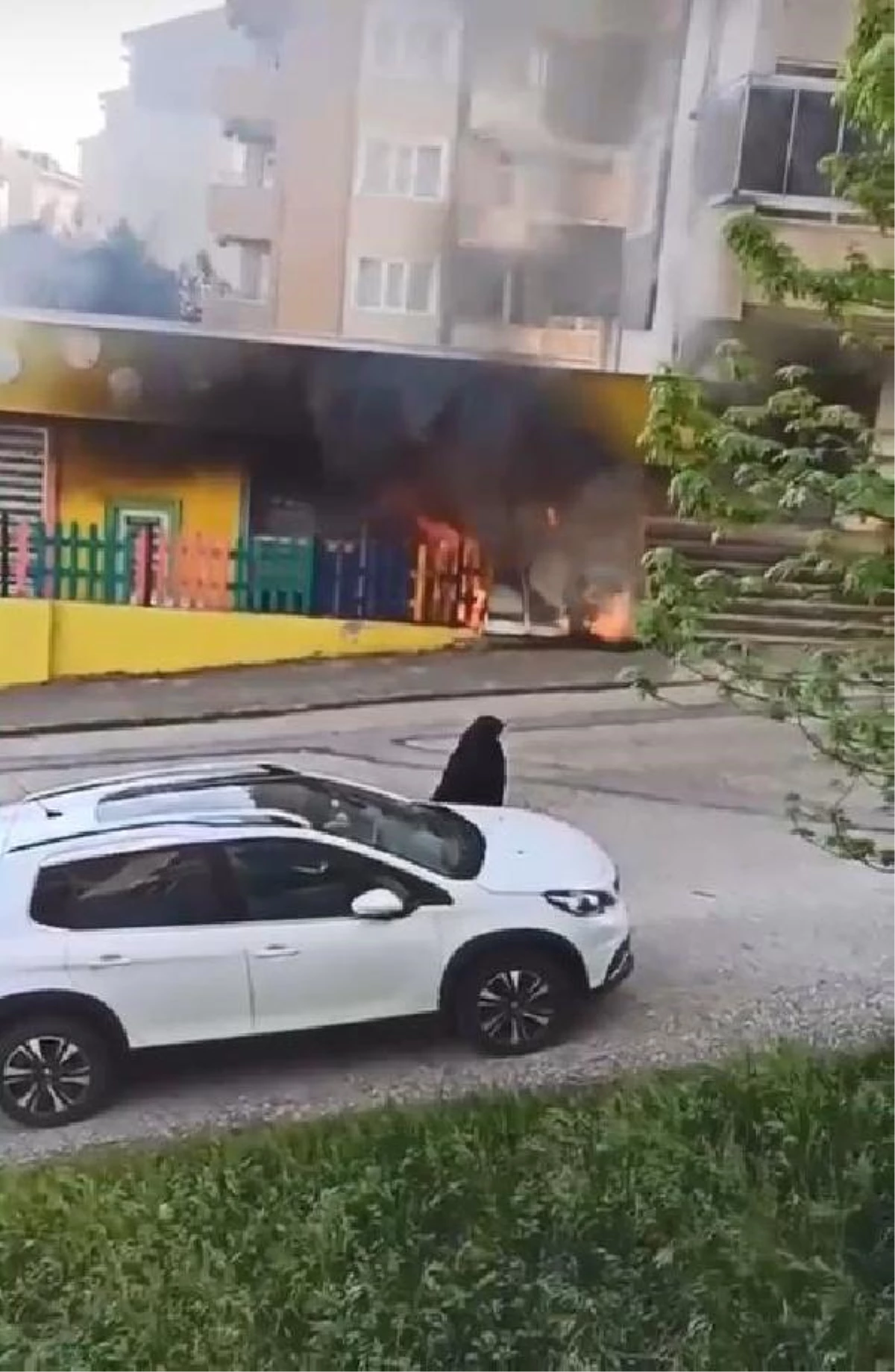 Bursa'da Özel Anaokulunda Yangın Çıktı