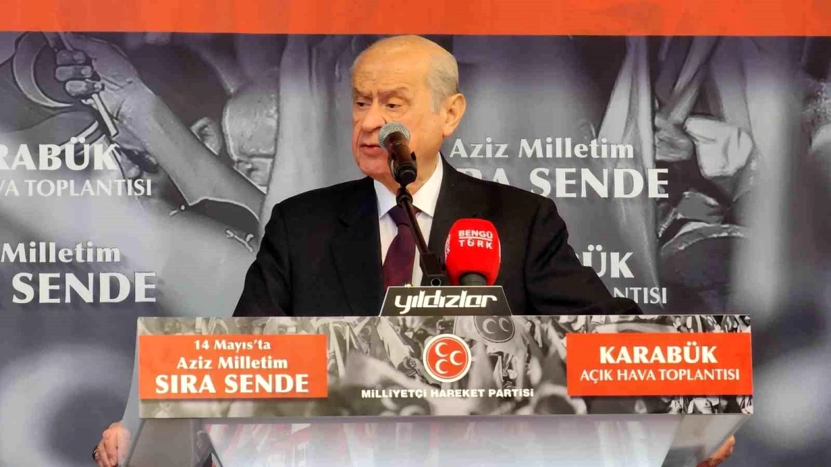MHP Genel Lideri Bahçeli, Karabük'te halka hitap etti